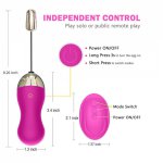 Vagina G Spot Stimulator Bullet Adult Toy Vibrators Waterproof  Wireless Remote Control Egg Adult Sex Product Sex Toys For Women