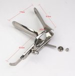 Stainless Steel Vaginal Speculum Dilation,Anal Dilator Expansion,Butt Plug Expander,Medical Themed Toys