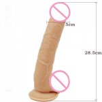 HOWOSEX Brand 28.5*5cm Huge Dildos with Strong Suction Cup Realistic Big Dildo Penis Female Masturbator Sex toy Adult 