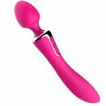 Leten double vibrator nipple clitoris stimulator sex toys for woman g spot usb vibrators dildo silicone magic wand massager