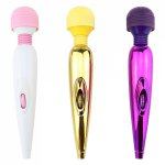 AV electroplating clitoral vibrator for female sex toys G-spot Anal vaginal stimulator adult toys USB charging and waterproof