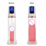 Automatic Penis Enlargement Penis Extender Electric Penis Pump Sex Toys for Men Erection Penis Enlarger Masturbator Vacuum Pump