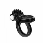 Penis Ring Vibrator Cock Ring Sex Vibrator Ring For Penis Cock Extender Ring Delay Ejaculation Sex Toys Silicone Sexy Dual Ring