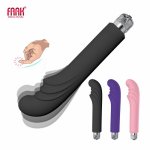 FAAK ribbed wand vibrator clit g-spot stimulate female masturbator prostate massage adult sex toys silicone vibrating anal plug