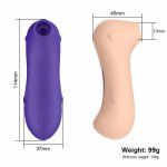 Cordless Sucking Toys Female Vibrator Powerful Clitoris Sucker Blowjob Tongue Clit Stimulator Nipple Vagina Sex Toys for Woman