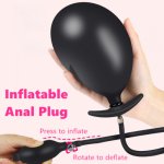 Super Large Inflatable Big Butt Plug Pump Anal Dilator Massager Expandable No Vibrator Anal Balls Sex Toys for Women Men Gay