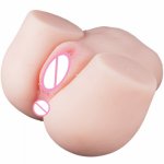 Man Nuo Huge Ass Pussy Real Vagina Toys for Men Masturbator Artificial Ass Anal Real Pocket Anus Adult Half Sex Doll Toy for Man