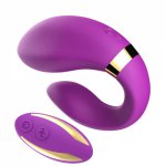 Clitoral Dildos Vibrator G Spot Wearable Vibrators C Shape Anal Stimulator Adult Sex Toys Wireless control for Women Couples