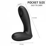 12-frequency Prostate Massage Vibrator Anal Sex Toy For Men Electric Shock Pulse App Remote Control Butt Plug Masturbator
