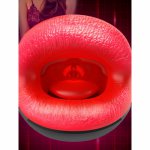 OLO Male Masturbator Cup Vibrator for Men Silicone Automatic Heating Sucking Oral Sex Cup Adult Intimate Toys Blowjob Machine