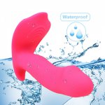 10 Mode Wearable Dildo Sex Toys for Woman Vaginal Massage Heating Vibrator Clitoris Stimulator Female Masturbation