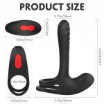 Couples Sex Toys Wireless Vibrator Strap On Dildo Anal Butt Plug Double Penetration Prostate Massager Female Masturbator Couples
