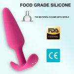Bluetooth APP Anal Plug Vibrator Music Video Control Sex Toy For Adults Male Prostate Massage Female Dildo Vibrator Butt Plug