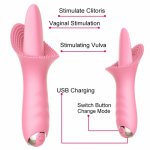 Women Oral Masturbator Pussy Nipple Stimulator Vibrating SiliconeTongue Vagina's Sucker Sex Toy for Women