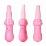Mushroom Tongue Vibrator for Women Heating Nipple Massage Oral Licking Clitoris Stimulation Erotic Sex Toy for Couples