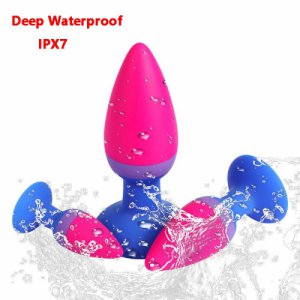 Silicone Anal Plug Prostate Massager Dildo Anal Buttplug Removable Vaginal Anus Stimulator 3 Size Sex Toys For Women Men Lesbian