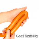 Soft Super Long Huge Suction Cup Anal Plug Long Whip Masturbation Massager Flexible Big Butt Plug Adult Sex Toys for Woman