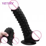 VETIRY Realistic Dildo Particle Vagina Massage Huge Big Penis With Suction Cup Sex Toys for Woman Strapon Female Masturbation