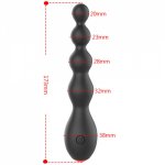 Ikoky, IKOKY 10 Speed  Vibrating Butt Plug Sex Toy for Women  Clitoris Stimulator Prostate Massager Erotic Anal Beads Vibrator