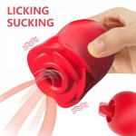 G Spot Female Masturbator Rose Vibrator for Women Sex Toys G-Spot Nipple Sucking Stimulate Vagina Massage Adult Erotic Sex Store