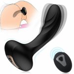 Adult products wireless remote control vestibular anal plug prostate massager silicone vestibular anal plug vibrator sex toy