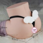 Realistic artificial doll doll vagina and anus dual channel real sex masturbation adult sex toy female silicone big ass sex doll