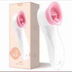 Nipple Sucker Tongue Vibrators Clitoris G-spot Massage Oral Sex Clit Vagina Stimulator Sex Toys For Women S0672