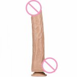 Super Long Penis Realistic Dildo For Female Masturbation G Spot Vaginal Massage Strapon Dick Anal Dildo Adult Sex Toys For Women