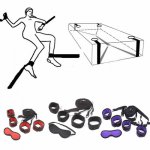 Handcuffs Bondage Erotic Under Bed Sex Bondage Restraint System Games for Adults Wrists Ankle Cuffs Sexy Lingerie Set Furniture