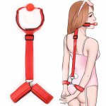 Sex Tools for Couples Sex Position Penis Woman Couples Handcuffs Bdsm Bondage Set Under Bed Restraint Strap Wrists Ankle Cuffs