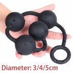 3-5CM Big Anal Beads Balls Long Butt Plug Adult Sex Toys For Women Men Anus Expansion Stimulator Prostate Massgae Anus Dilator