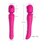 Ikoky, IKOKY Sucking Vibrator Clitoral Stimulator 10 Speeds Sex Toys for Women Av Wand Massager G spot