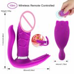 Wearable G-Spot Vibrator 10 Frequency Wireless Remote Control Clitoral Stimulation Rechargeable Massager Adult Sex Toy