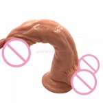 Skinfeeling Realistic Penis Super Huge Big Dildo With Suction Cup Size 25cm*4.5cm realistic dildo dick for large penis for woman