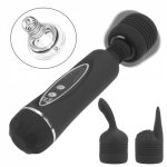 Sex Toys for Women 12 Speeds Magic Wand Massager Vibrating G Spot Clitoris Stimulator Powerful AV Vibrator Adult Products