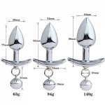 Anal Plug Leash Chain Anal Plug Metal Sex Toys For Men Women Vaginal Stimulation Erotic Adult Game Couples Prostate Massager