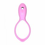 Leten, LETEN Male Longer Lasting Vibrating Cock with Ring Massager Silicone Sex Toys for Men Penis Vibrator Rings Adult Toy for Men