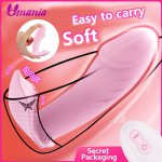 Wearable Butterfly Dildo Vibrator 10 Speed Vibrating Panties Clitoris Stimulator G Spot Massager Sex Toys for Women