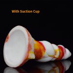 YOCY Huge Anal Sex Toys For Women Masturbate 2021 New Colorful Fantasy Dildo Silicone Butt Massager Erotic Design Sex Shop