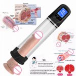 Electric Penis Pump Vibrator Sex Toys for Men Male Masturbator USB Automatic Penis Extender Vacuum Pump Enlargement Enhancer