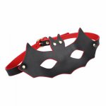 6 Pcs/set Sex Toys For Women Bat Style Leather Handcuffs Foot cuffs Collar With Leash Whip Eye Mask Bdsm Bondage Set Adult Games