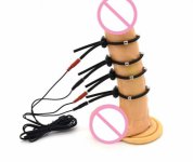 Electro Shock Therapy Penis Extender Penis Rings Cock Ring Electrical Stimulation Massage Medical Themed Sex Toys For Couples