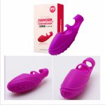 Clitoris G Spot Stimulator Erotic Products Adult Lesbian Sex Toys for Woman Woman Dancer Finger Vibrator  S0769