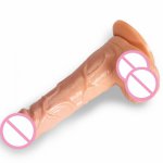 Realistic Penis Huge Dildo Soft Sexy Toy Doll Female Masturbation Silicone For Women G-Spot Clitoris Lesbian Gift Suction Cup