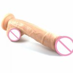 Adult Sex Toy for Unisex Super Long Soft Realistic Sucker Huge Dildo with Ball Big Anal Dildos Massage Stimulation