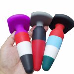 CPWD Multicolor Dilatador Anal beads Silicone butt plug Gay sextoy Adult sex toys for men /woman Prostata massage Buttplug Dildo