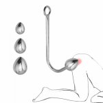 Hook Tail Anal Toys Anal Sex Butt Plug Metal Anal Plug Adult Sex Toys for Men Prostate Massager Erotic Anal Sex Toys for Women