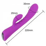 Rabbit Vibrator G Spot Adult Products 9 Modes Dildo Vibrators Sex Toys for Women Vaginal Clit Stimulation