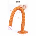 50cm Long Anal Plug Masturbator Prostate Dildo Silicone Plug Tail Erotic Adult Toys For Women Men Couple SM Gay Sex Shops