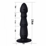 10 Modes Huge Anal Plug Vibrator Beads Prostate Massager Remote Control Butt Plug Beads Gay Erotic Adult Products